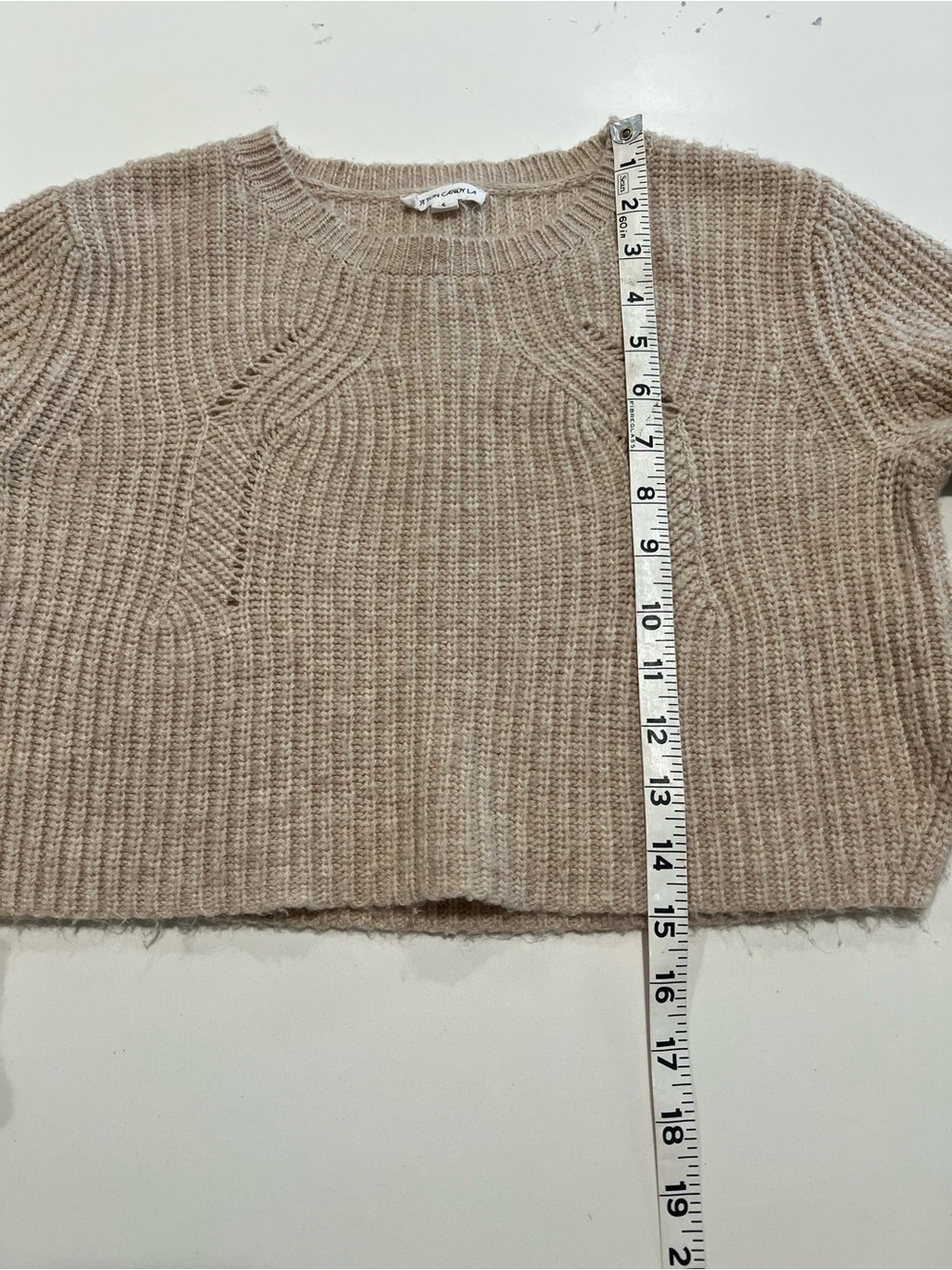 COTTON CANDY LA • cropped sweater - Picture 7 of 8